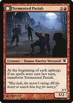 Pária Atormentado // Lobisomem Enfurecido — Innistrad 165