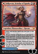 A-Rowan, Scholar of Sparks // A-Will, Scholar of Frost — Strixhaven: School of Mages A-156