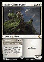 Gigante Manto-de-reino // Despojar-se — Bloomburrow Commander 149