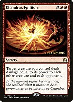 Combustão de Chandra — Magic Origins Promos 137s