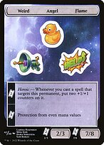 Weird Angel Flame — Unfinity Sticker Sheets 42