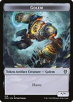 Golem — Phyrexia: All Will Be One Commander Tokens 18