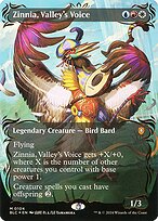 Zinnia, Valley's Voice — Bloomburrow Commander 104