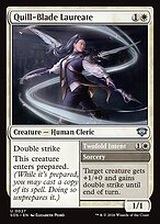 Quill-Blade Laureate // Twofold Intent — Secrets of Strixhaven 27