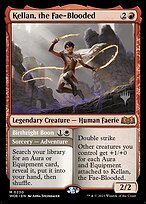 Kellan do Sangue Feérico // Bênção de Nascença — Wilds of Eldraine Promos 230p
