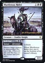Ginete Homicida // Fim Célere — Throne of Eldraine Promos 97s