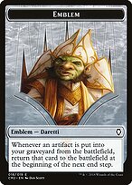 Daretti, Scrap Savant Emblem — Commander Anthology Volume II Tokens 18