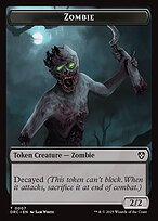 Zombie — Aetherdrift Commander Tokens 7