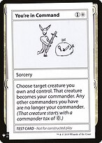 You're in Command — Mystery Booster Playtest Cards 2019 15