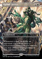 Justiça Cármica — Wilds of Eldraine: Enchanting Tales 65