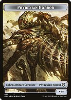 Phyrexian Horror — Phyrexia: All Will Be One Commander Tokens 20