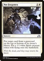 Não Esquecido — Shadows over Innistrad 30