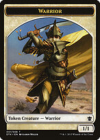 Warrior — Dragons of Tarkir Tokens 1