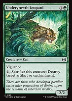 Undergrowth Leopard — Tarkir: Dragonstorm 165