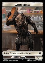 Alien Rhino — Doctor Who Tokens 3