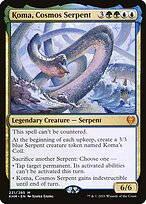 Koma, Serpente Cósmica — Kaldheim Promos 221p
