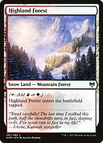Floresta das Terras Altas — Kaldheim 261