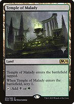 Templo da Enfermidade — Core Set 2020 Promos 254p