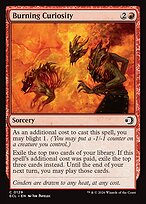 Burning Curiosity — Lorwyn Eclipsed 129