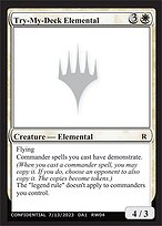 Try-My-Deck Elemental — Unknown Event RW04f