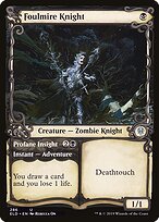 Cavaleiro Putrilama // Percepção Profana — Throne of Eldraine 286