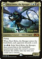 Nicol Bolas, o Devastador // Nicol Bolas, o Erguido — Core Set 2019 Promos 218s