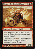 Jiwari, a Terra em Chamas — Saviors of Kamigawa 107