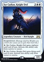 Syr Cadian, Knight Owl — The List (Unfinity Foil Edition) 9