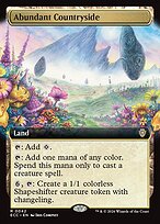 Abundant Countryside — Lorwyn Eclipsed Commander 42