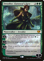 Freyalise, Fúria de Llanowar — Commander 2014 43