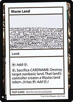 Waste Land — Mystery Booster Playtest Cards 2019 121