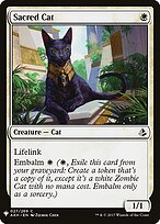 Gato Sagrado — The List AKH-27