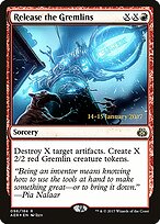 Soltar os Gremlins — Aether Revolt Promos 96s