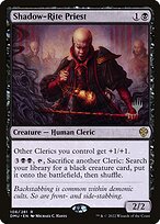 Sacerdote do Rito das Sombras — Dominaria United Promos 106p