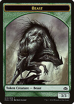 Beast — Planechase Anthology Tokens 13