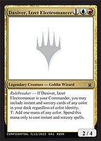 Daxiver, Izzet Electromancer — Unknown Event RZ09