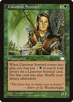 Sentinela de Llanowar — Weatherlight 134