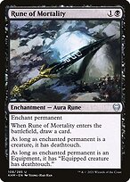 Runa de Mortalidade — Kaldheim 108