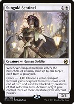 Sentinela do Ouro Solar — Innistrad: Midnight Hunt Promos 37p