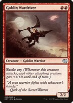 Fomentador de Guerra Goblin — Duel Decks: Merfolk vs. Goblins 50