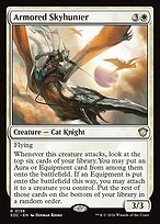 Caçadora Celeste Armadurada — Secrets of Strixhaven Commander 138