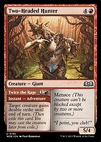 Caçador de Duas Cabeças // Raiva em Dobro — Wilds of Eldraine 155