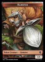 Hamster — Bloomburrow Commander Tokens 22