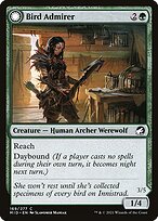 Admiradora de Pássaros // Despedaçadora de Asas — Innistrad: Midnight Hunt 169