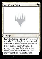 Identify the Culprit — Unknown Event UW02c