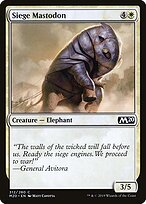 Mastodonte do Cerco — Core Set 2020 312