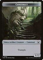 Construct — March of the Machine Commander Tokens 34