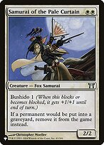 Samurai da Cortina Pálida — The List CHK-43