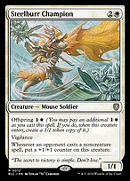 Steelburr Champion — Bloomburrow Commander 12