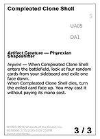 Compleated Clone Shell — Unknown Event UA05a